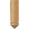 Ekena Millwork Traditional Arts & Crafts Rough Sawn Bracket, Western Red Cedar, 4"W x 14"D x 14"H BKT04X14X14TRA03RWR - alternate 4